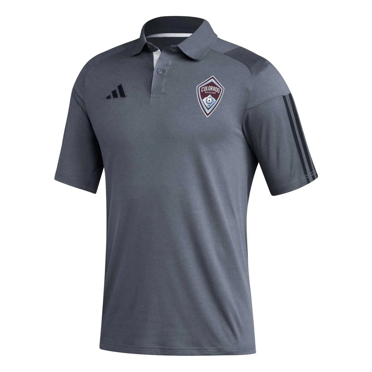 adidas Men's Gray 2023 Colorado Rapids Training Polo