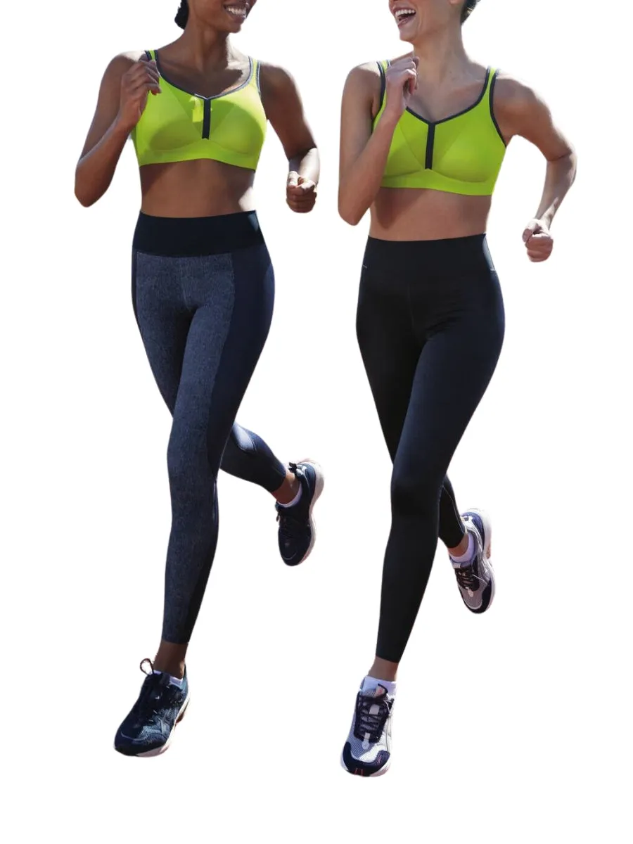 Air Control Deltapad Sports Bra - Apple Green