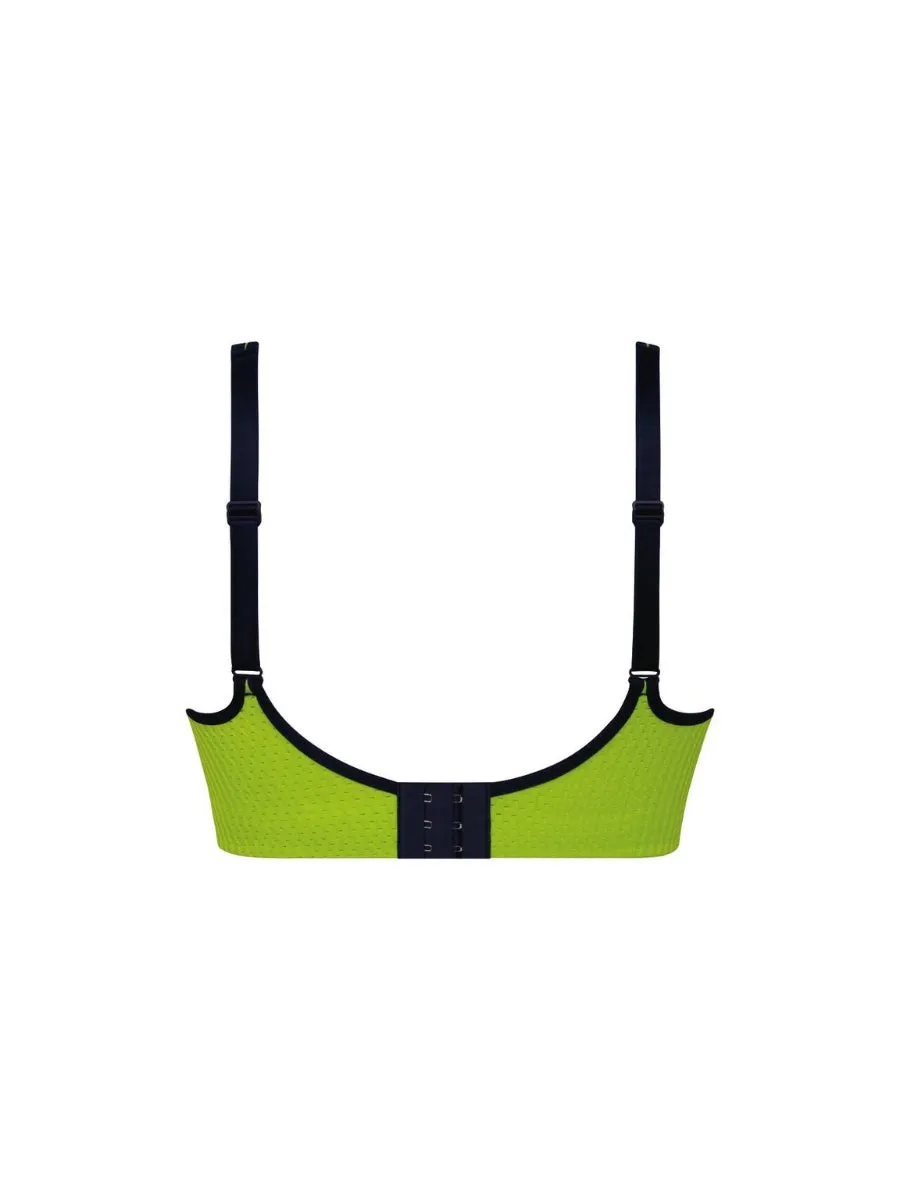 Air Control Deltapad Sports Bra - Apple Green