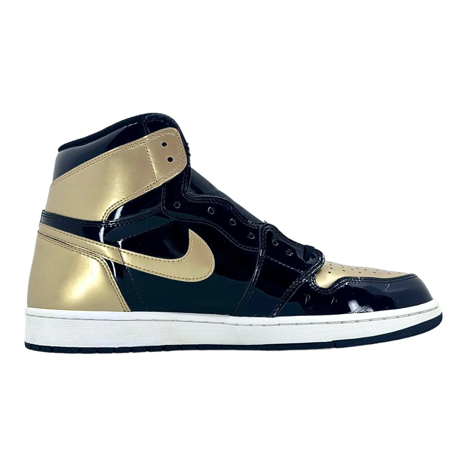 Air Jordan 1 Retro High NRG Patent Gold Toe Pre-Owned