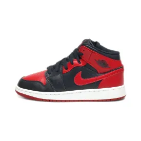 Air Jordan Jordan 1 Banned High-Top Sneakers Pu Leather Red Colour For Women