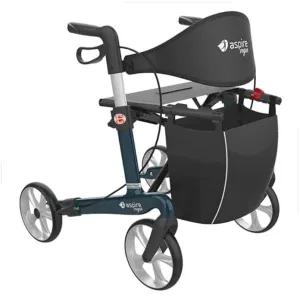 Aspire Vogue Carbon Fibre Super Lightweight Walker Rollator Short Sapphire