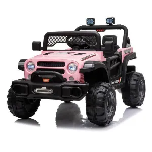 BBH-016 Dual Drive 12V 4.5A.h with 2.4G Remote Control off-road Vehicle Pink