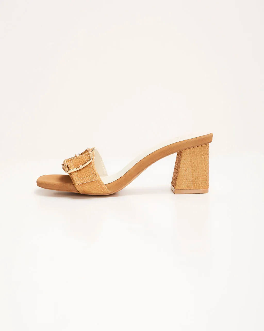 Candace Belt Buckle Heeled Sandal