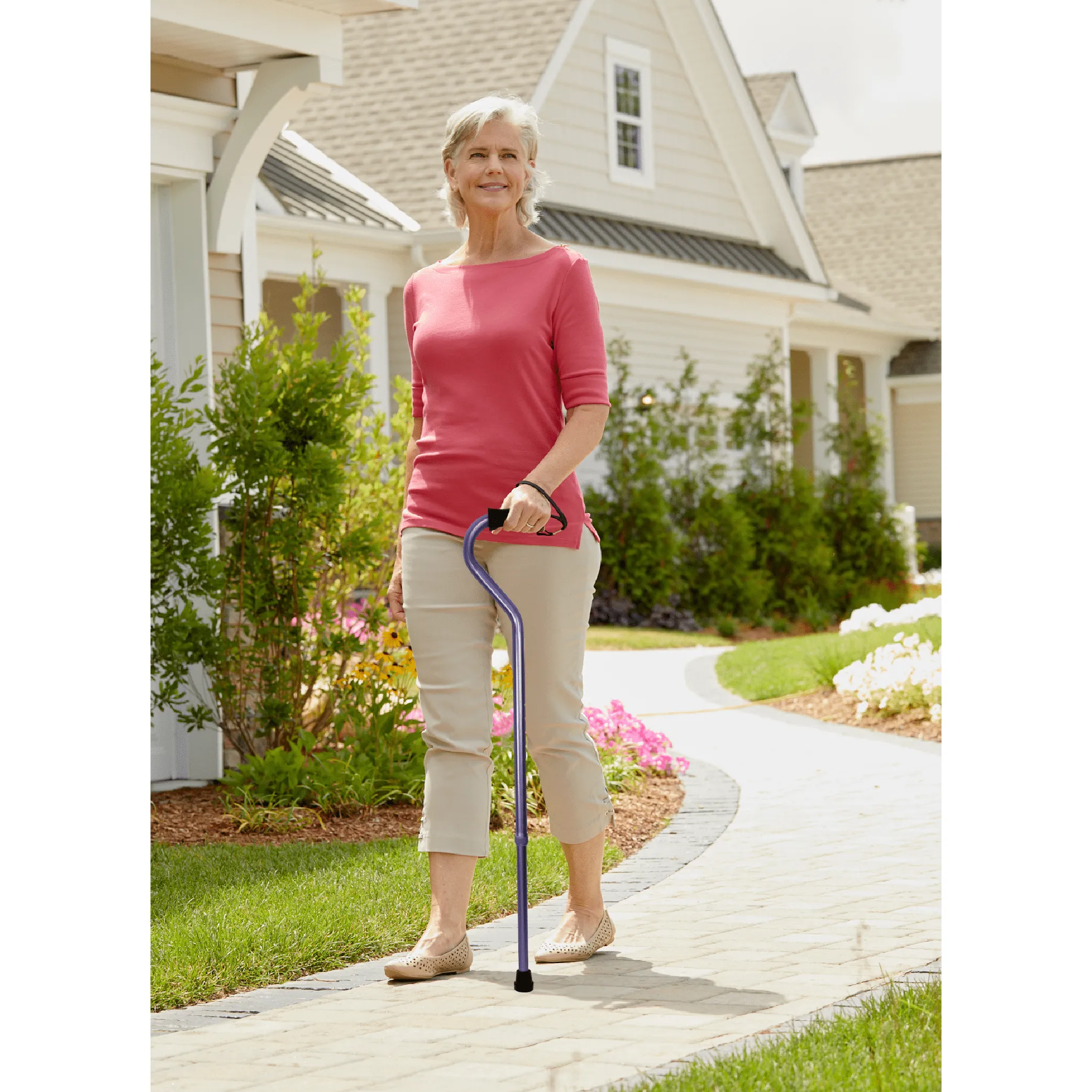 Carex Ergo Offset Walking Cane