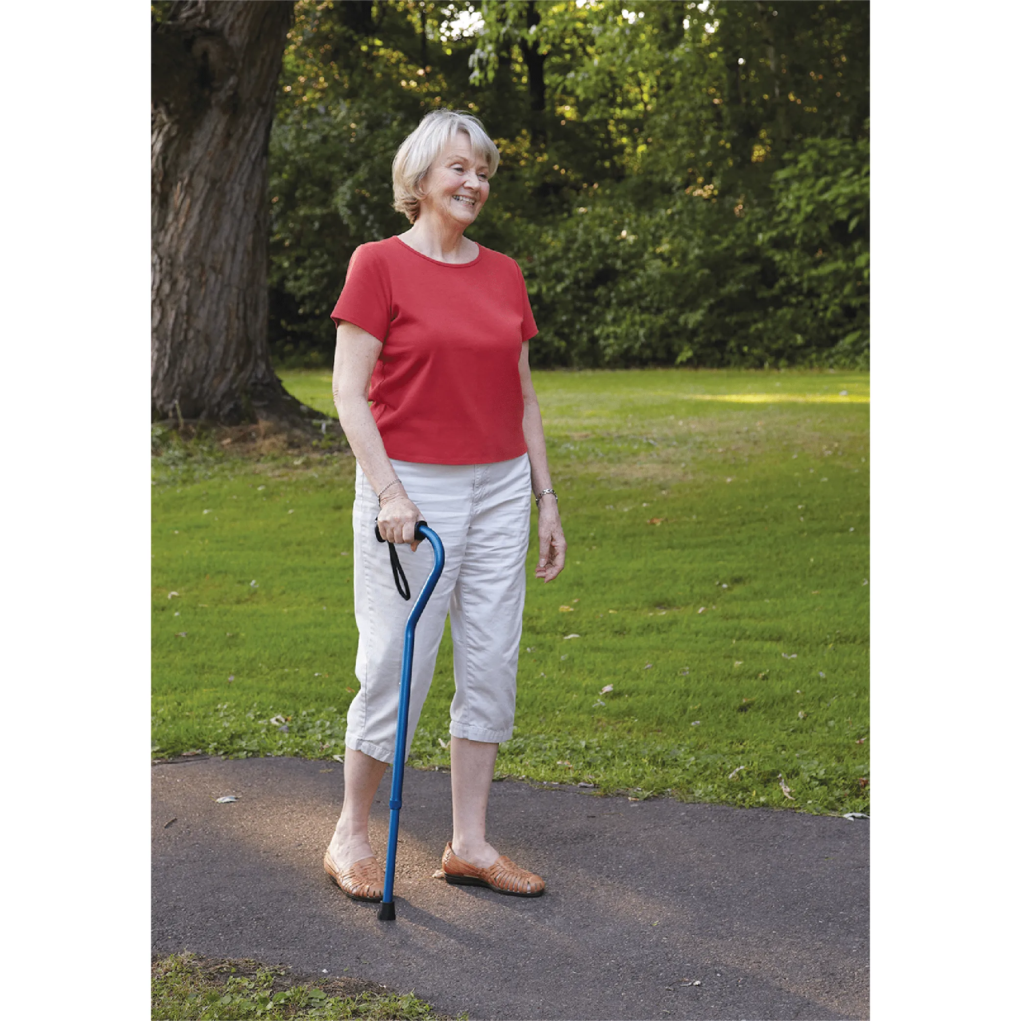 Carex Ergo Offset Walking Cane