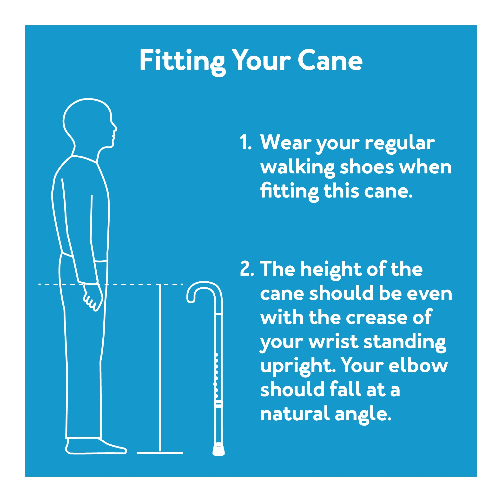 Carex Ergo Offset Walking Cane