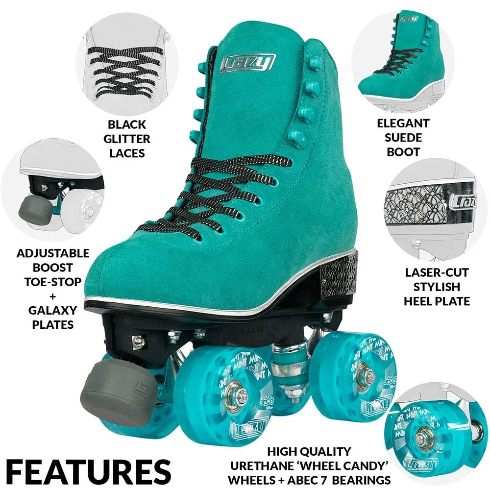 Crazy Skates Evoke Roller Skates - Teal