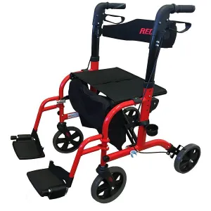 CrossOver 2 in 1 Rollator Walker and Transit Wheelchair