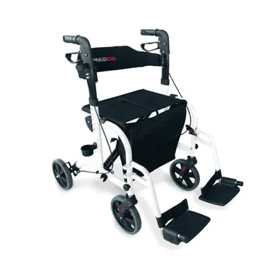 CrossOver 2 in 1 Rollator Walker and Transit Wheelchair