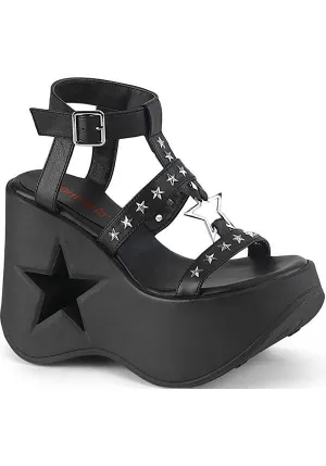 DYNAMITE-12 [Black Vegan Leather] | PLATFORMS [PREORDER]