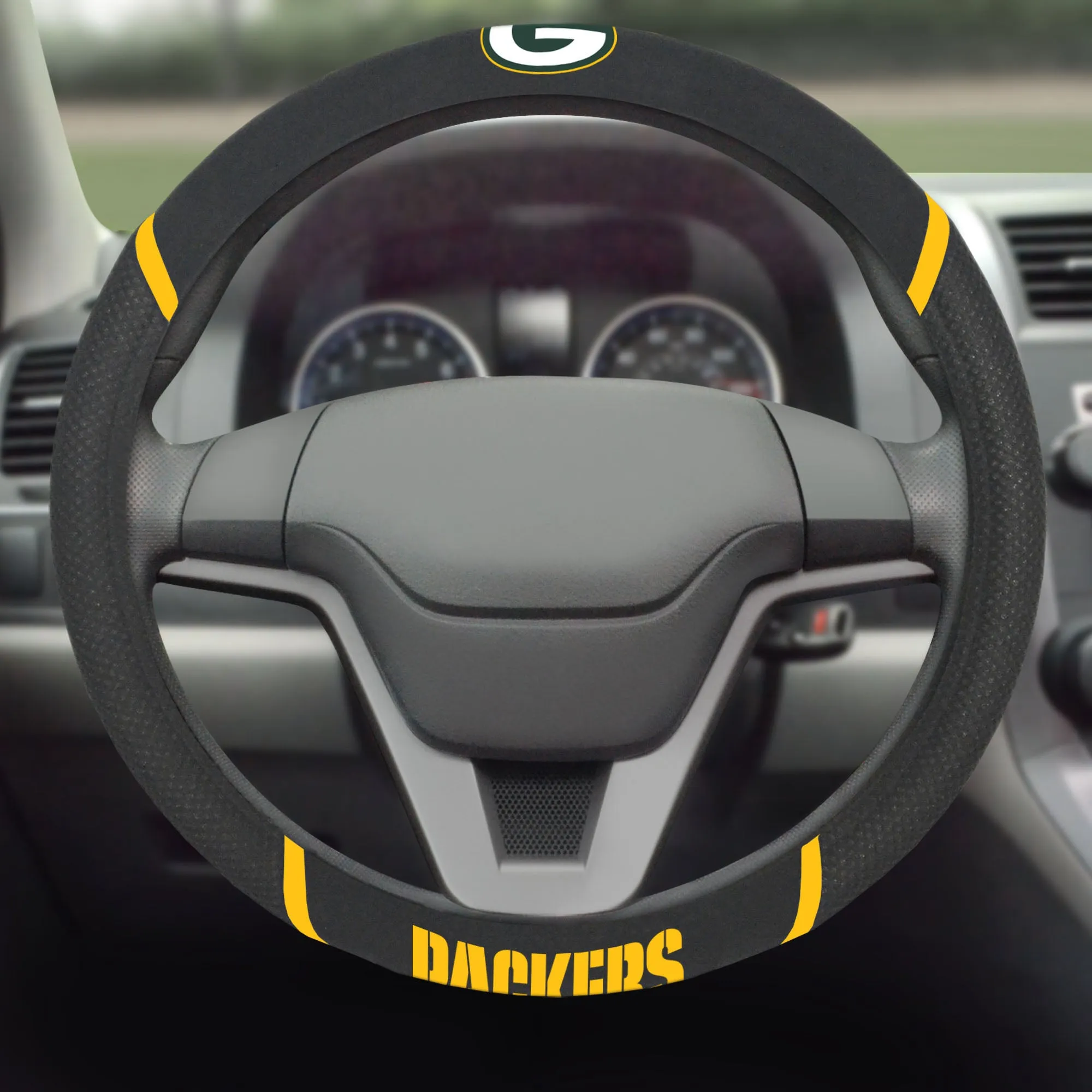 Fanmats Green Bay Packers Steering Wheel Cover