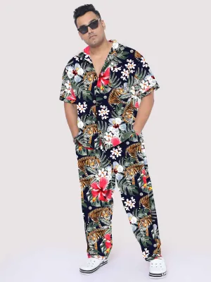 Flowers and Tiger Plus Size Co-Ords