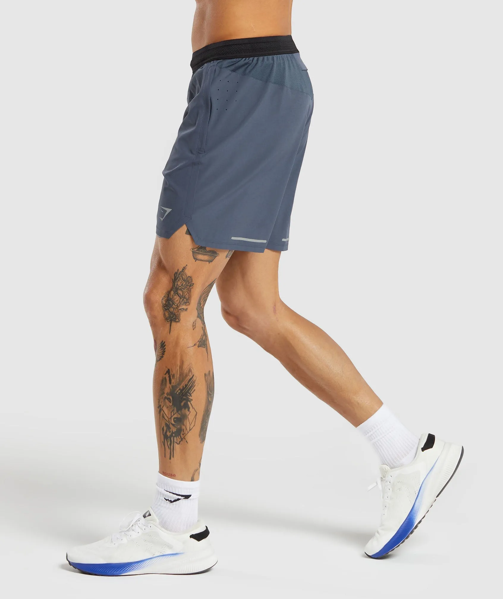 Gymshark Speed 7" Shorts - Titanium Blue