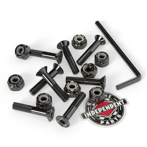 Independent 7/8" Genuine Parts Allen Head Black Skateboard Hardware