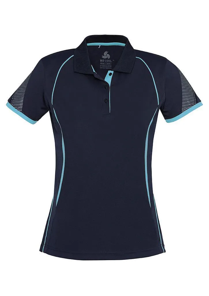 Ladies Razor Polo Navy/Sky