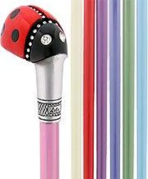 Lady Bug Lola Signature - Choose 1 Shaft - Carbon Fiber Walking Cane