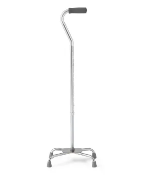 Large Base Quad Cane, Chrome (Case of 2)