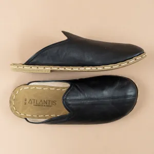 Men's Black Barefoot Slippers