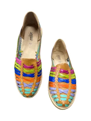 Mexican Leather Sandals Multicolor