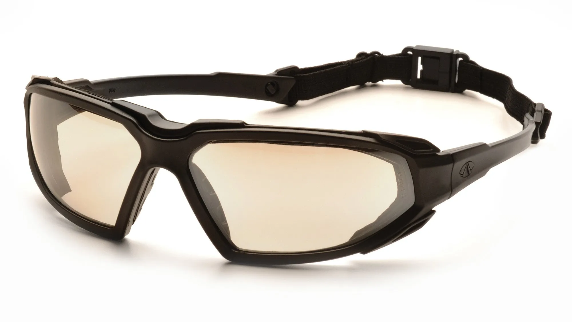 Pyramex SBB5080DT Highlander™ Black Goggles W/ Indoor/Outdoor Mirror Anti-Fog Lens (12 each)