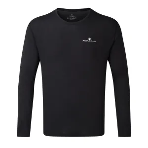 Ronhill Core Longsleeve Tee Mens | Black/bright White