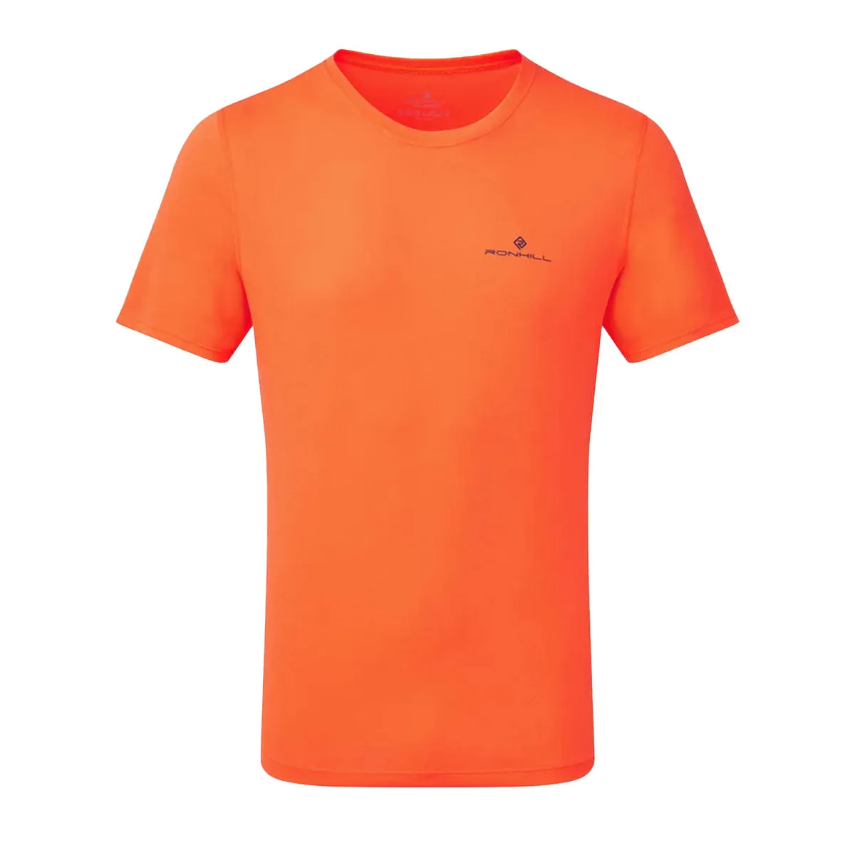 Ronhill Core Short Sleeve Tee Mens | Fluo Orange/legion