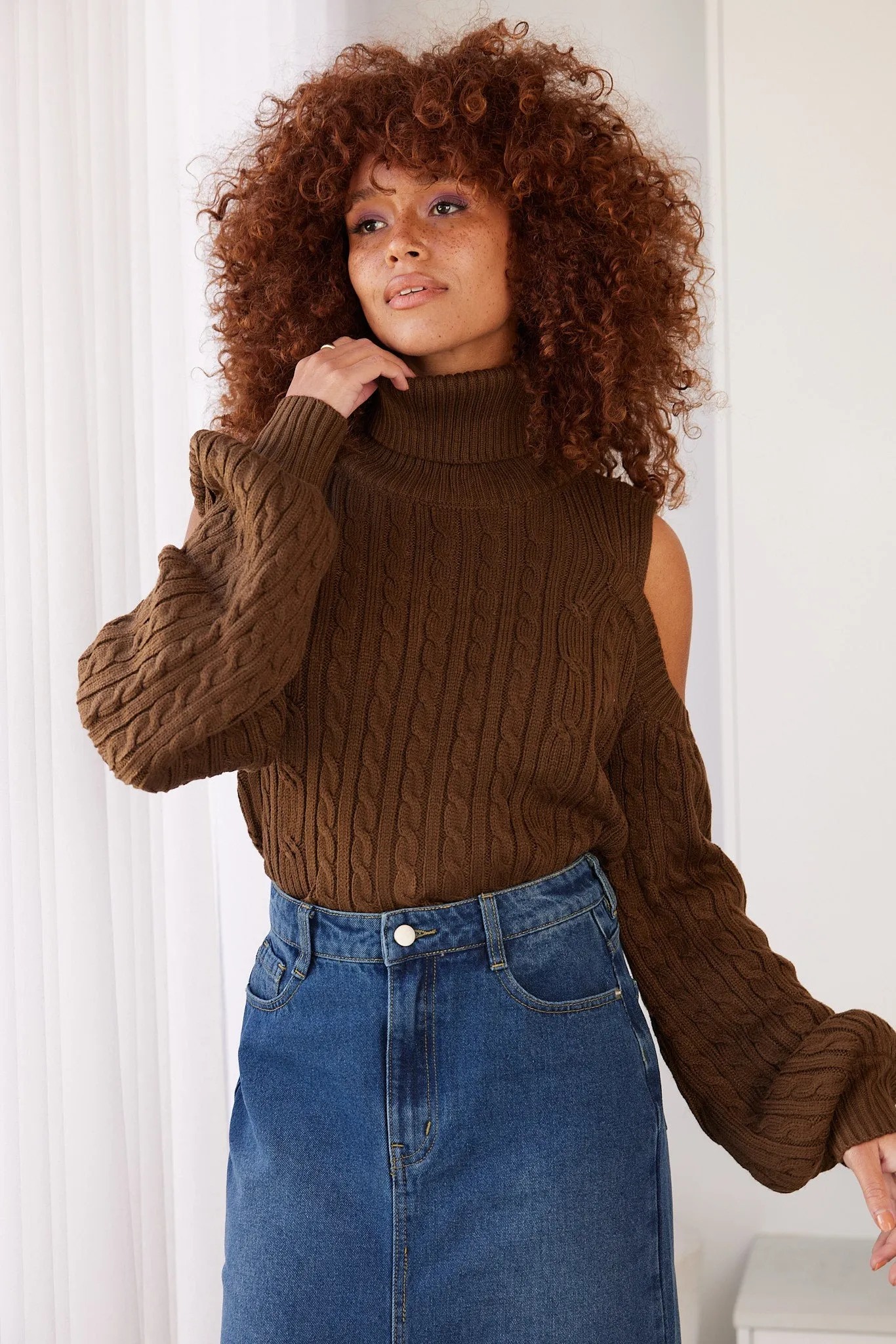 Simeon Knit - Chocolate