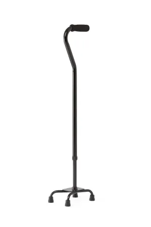 Small Base Quad Cane, Black (Single)