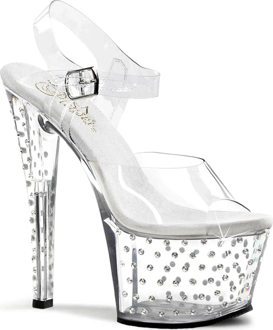 STARDUST-708 [Clear] | PLATFORM HEELS [PREORDER]