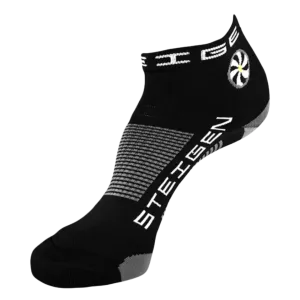 Steigen - Quarter Length Running Socks - Black