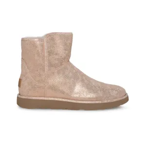 UGG Abree Mini Stardust Rose Gold Boots - Women's