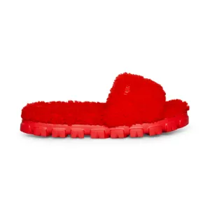 UGG Cozetta Curly Red Pepper Slippers - Women's